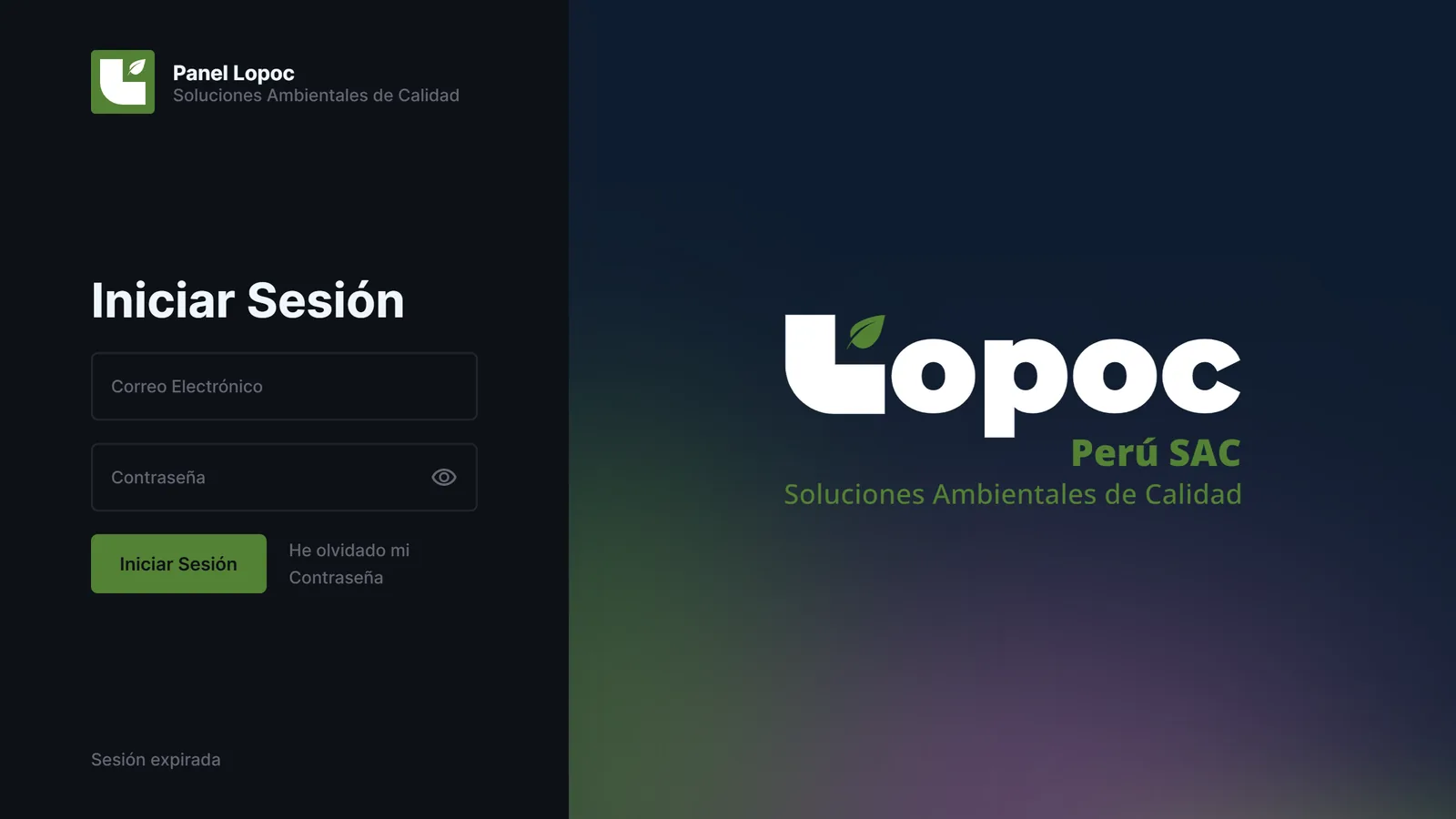 Captura de Panel Lopoc